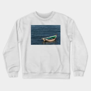 From Casilhas to Boca Do Vento - 6 - Boat On The River © Crewneck Sweatshirt